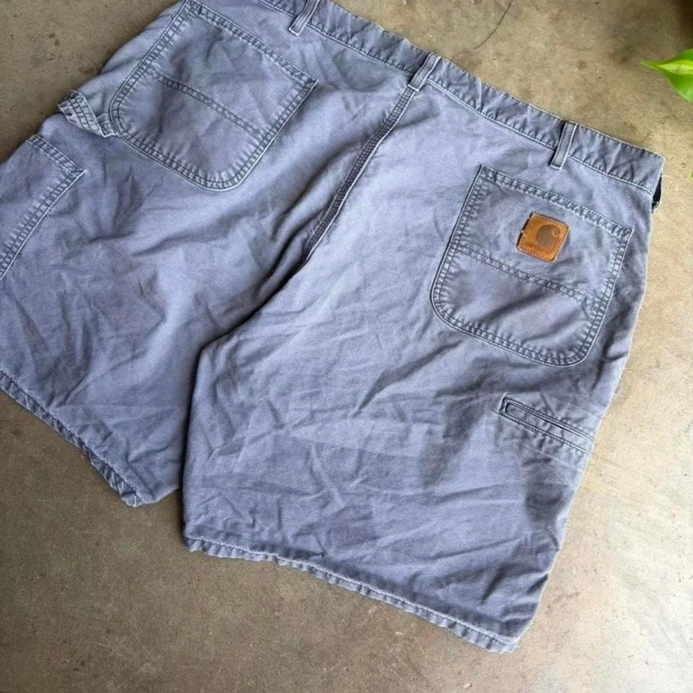 vintage Carhartt charcoal grey carpenter shorts size 40